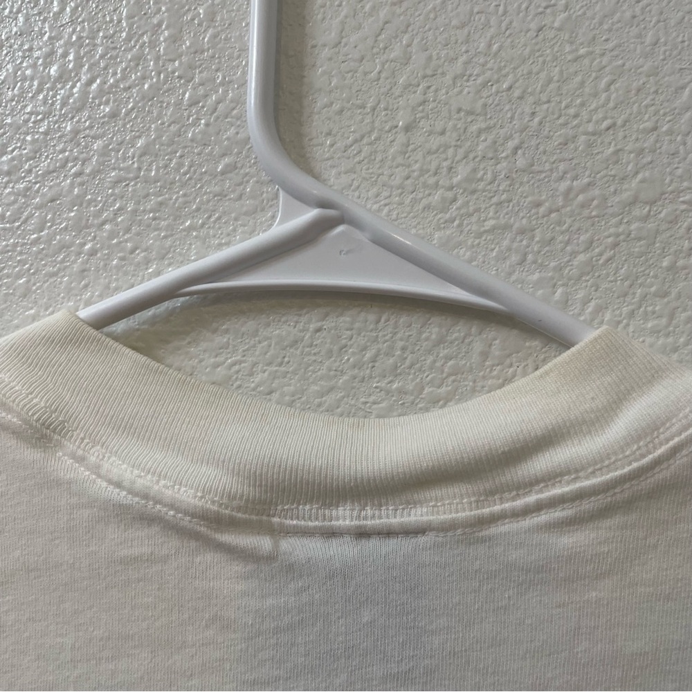 Oneita San Diego short line carriso gorge shirt white vintage medium - Picture 5 of 7